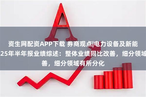 资生网配资APP下载 券商观点|电力设备及新能源行业2025年半年报业绩综述：整体业绩同比改善，细分领域有所分化