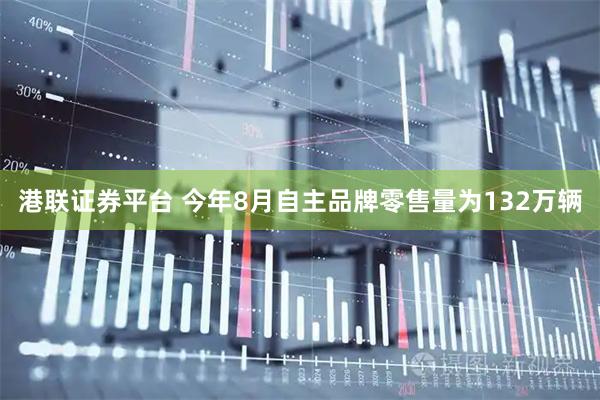 港联证券平台 今年8月自主品牌零售量为132万辆